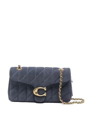 Coach quilted c shoulder bag - Blue
