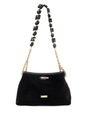 Cult Gaia small Kiraz bead-chain-strap shoulder bag - Black
