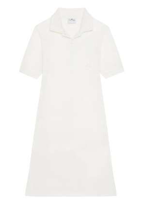 Courrèges piqué-cotton polo dress - Neutrals
