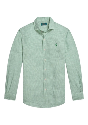 Polo Ralph Lauren long-sleeved linen shirt - Green