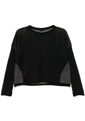 Transit cropped sweater - Black