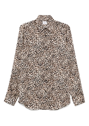 Mazzarelli leopard-print shirt - Neutrals