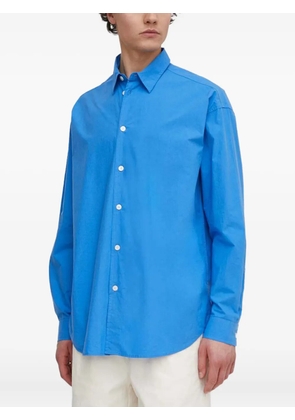 SAMSOE SAMSOE buttoned long-sleeve shirt - Blue