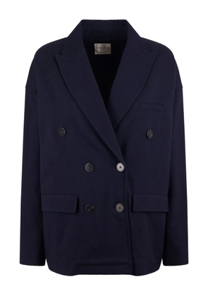Forte Forte embellished double-breasted coat - Blue
