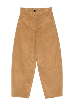 Co patch-pocket pants - Brown