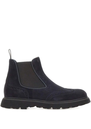 Doucal's Point suede chelsea boots - Blue
