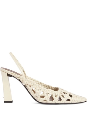 Giuseppe Zanotti 90mm Brendha Cage pumps - White