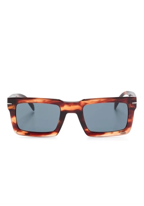 Eyewear by David Beckham horn-effect rectangle sunglasses - Brown