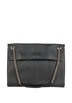 Orciani chain strap shoulder bag - Black