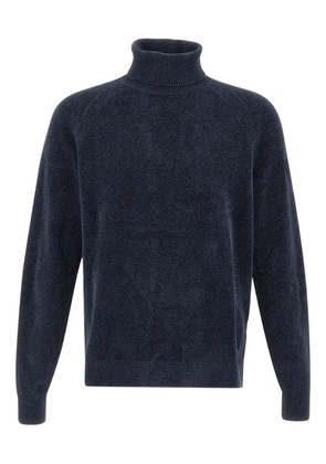RRD ribbed-collar turtleneck sweater - Blue