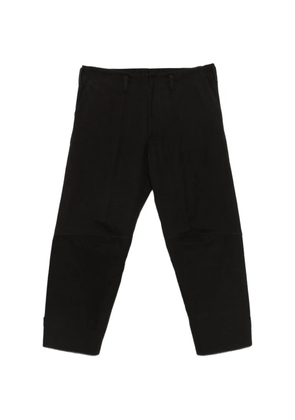 LOÏS DIONISIO button-detail trousers - Black