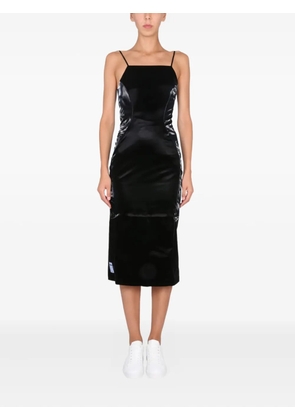 MCQ square-neck midi dress - Black