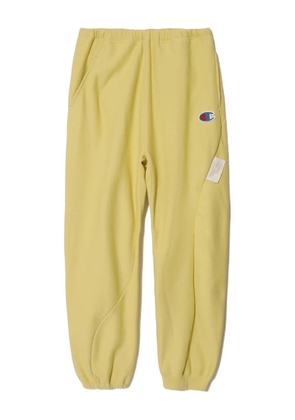 Undercover cotton blend track pants - Yellow