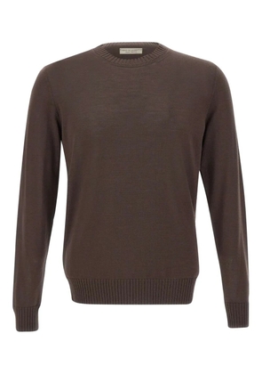 Filippo De Laurentiis crew-neck wool sweater - Brown