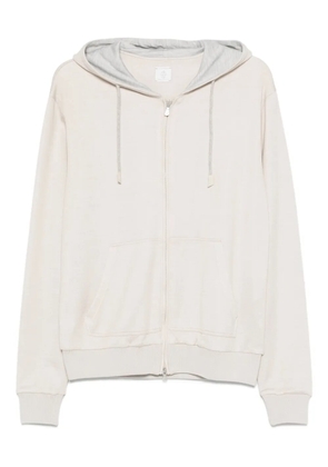 Eleventy full-zip hoodie - Neutrals