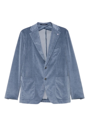 Tagliatore corduroy patch-pocket blazer - Blue