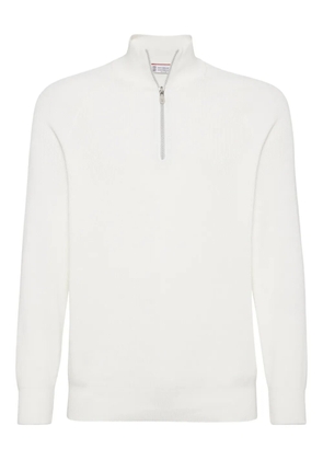 Brunello Cucinelli cotton jumper - White