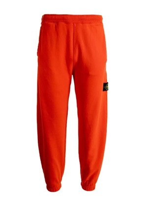 Stone Island brushed fleece track pants - Orange