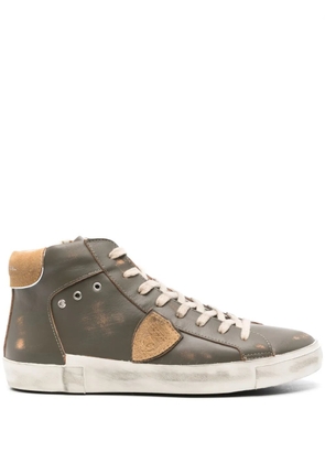 Philippe Model Paris PRSX hi-top sneakers - Green