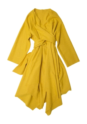 Muller Of Yoshiokubo asymmetric wrap dress - Yellow