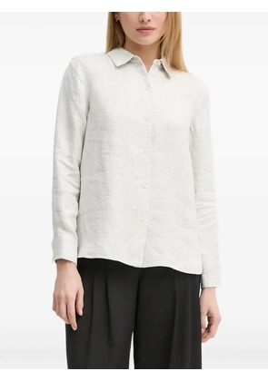 Theory check-print shirt - Neutrals