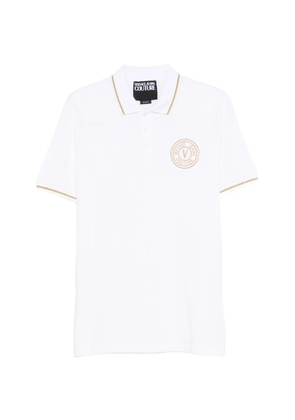 Versace Jeans Couture logo-print polo shirt - White