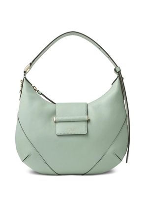 Jimmy Choo smooth leather bar hobo shoulder bag - Green