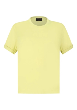 Gran Sasso turn-up sleeve T-shirt - Yellow