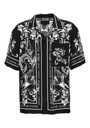 Versace Jeans Couture baroque-print shirt - Black