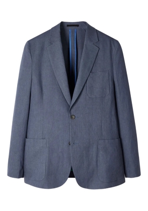 Paul Smith patch-pockets linen blazer - Grey