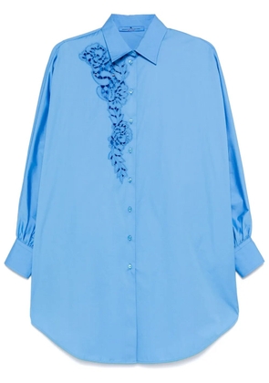 Ermanno Scervino embroidered shirt - Blue
