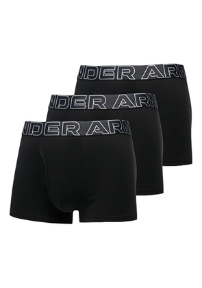 Under Armour logo-waistband boxers (pack of three) - Black