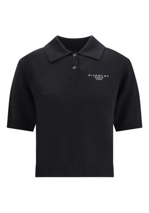 Givenchy short-sleeve logo polo top - Black