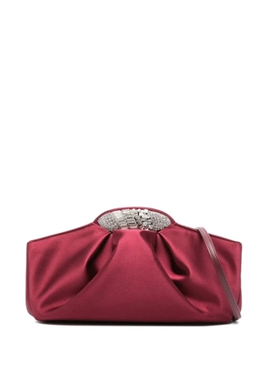 Giuseppe Zanotti crystal-embellished clutch bag - Pink