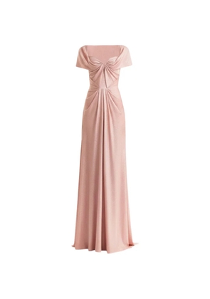 Gemy Maalouf sweetheart draped long dress - Pink