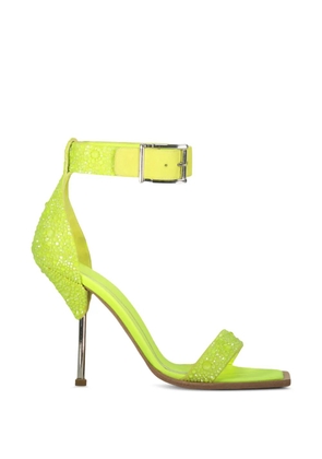 Alexander McQueen strap heeled sandals - Yellow