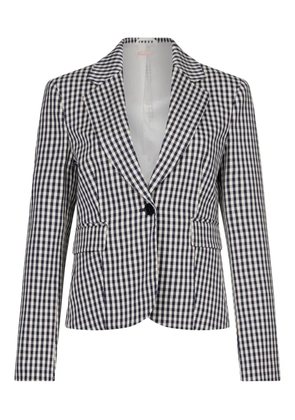 LIU JO check-pattern blazer - Blue
