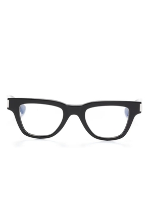 Saint Laurent Eyewear geometric-frame glasses - Black