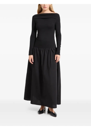 Marcella Winslet long-sleeve maxi dress - Black