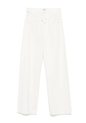 Citizens of Humanity logo-patch jeans - White