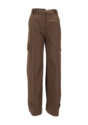 P.A.R.O.S.H. cargo button trousers - Brown