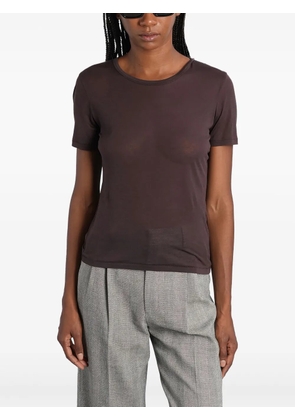 ANINE BING round-neck short-sleeve T-shirt - Brown
