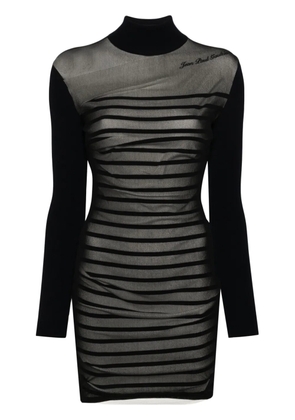 Jean Paul Gaultier striped mini dress - Blue