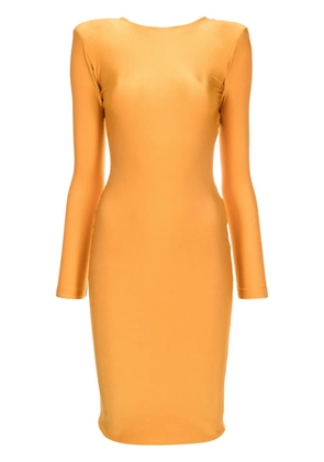 Lethicia Bronstein Gracie V-back bodycon dress - Yellow