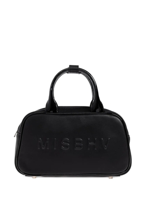 MISBHV embossed logo top-handle tote bag - Black
