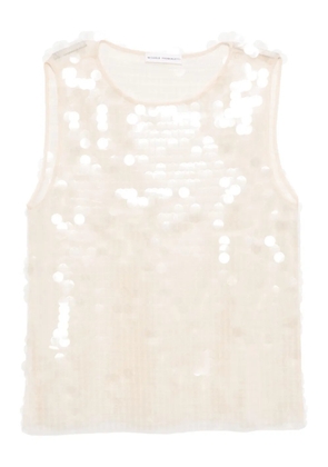 Niccolò Pasqualetti Carta tank top - White