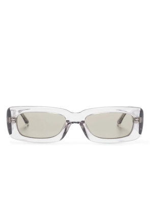 Linda Farrow x The Attico Mini Marfa rectangle-frame sunglasses - Purple