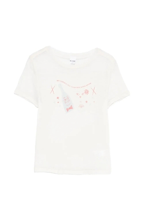 RE/DONE printed T-shirt - Neutrals