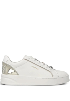 PINKO logo-lettering sneakers - White