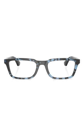 Burberry Eyewear tortoiseshell rectangle glasses - Blue